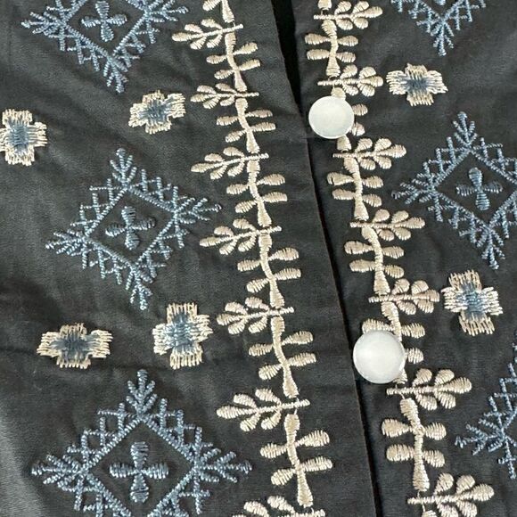 La Bellum Hillary scott Dress Womens Size Xs Maxi Embroidered Boho Minimalist - Picture 9 of 10